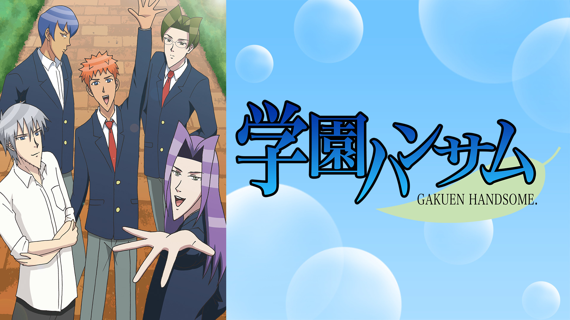 学園ハンサムさん専用 学園ハンサム | アニメ動画見放題 | dアニメストア