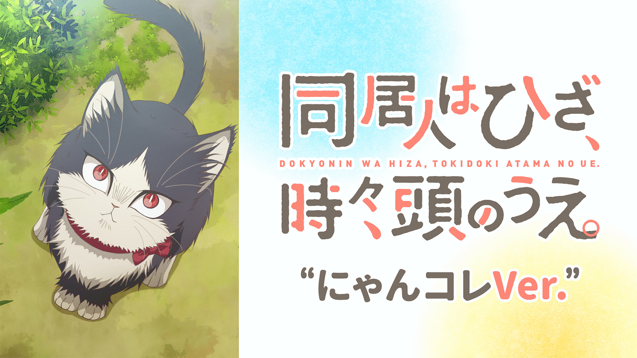 同居人はひざ、時々、頭のうえ。“にゃんコレVer.” | アニメ動画