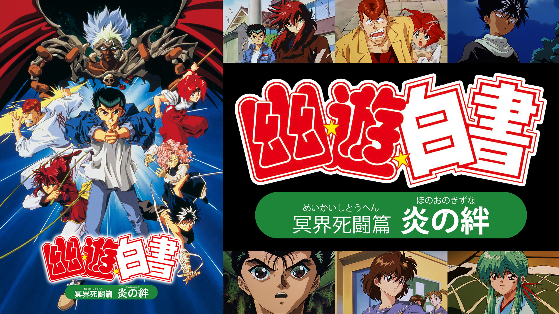 幽☆遊☆白書 冥界死闘篇 炎の絆 | アニメ動画見放題 | dアニメ