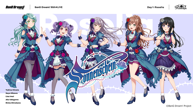 BanG Dream! 10th☆LIVE DAY1 : Roselia「Sonnenschein」_1