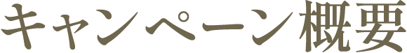キャンペーン概要