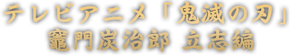 テレビアニメ「鬼滅の刃」竈門炭治郎 立志編