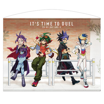 描き下ろし 遊矢＆ユート＆ユーゴ＆ユーリ 100cmタペストリー オフモードの決闘者Ver.